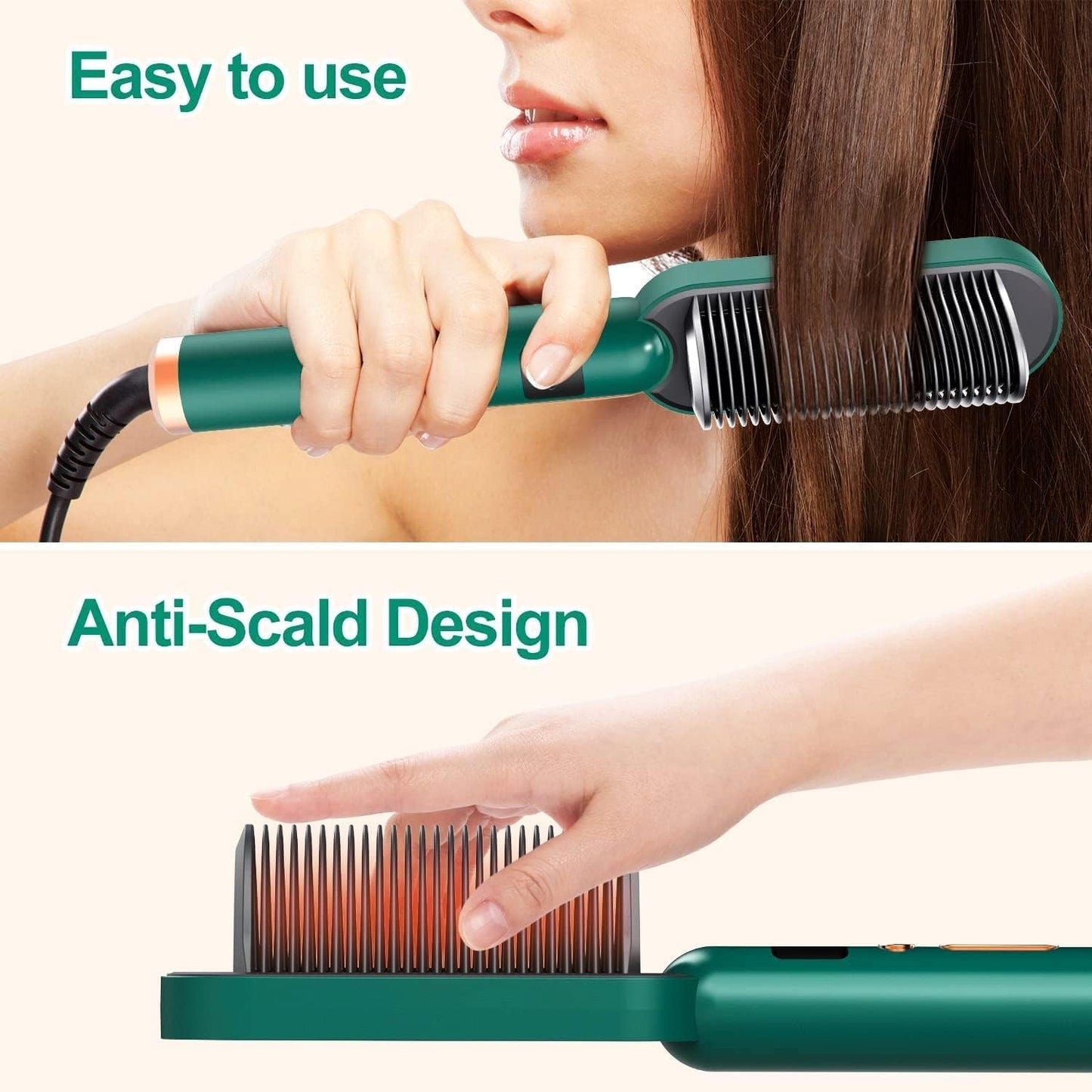 3 in 1 Hair Straightening Brush