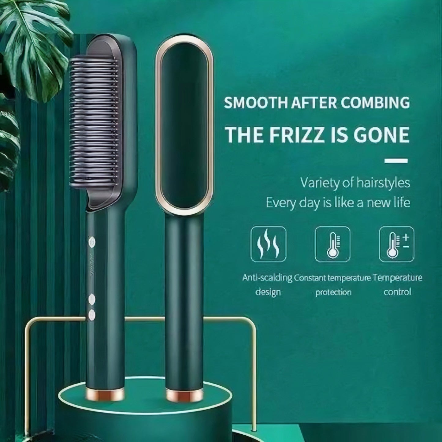 3 in 1 Hair Straightening Brush
