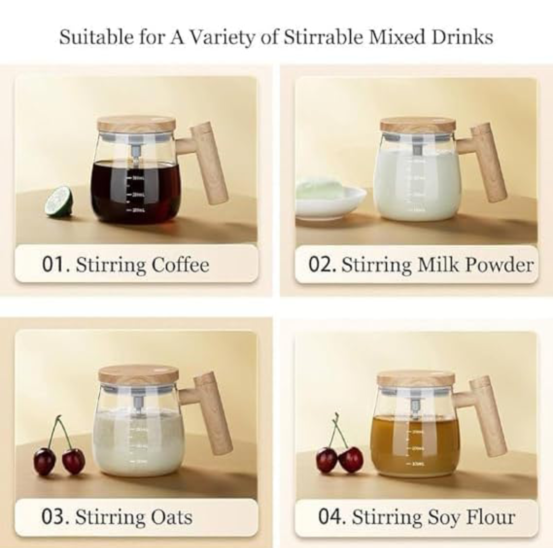 Electric Self-Stirring Coffee Mug
