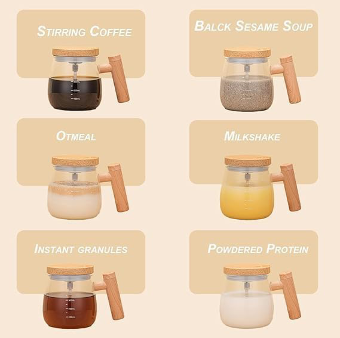 Electric Self-Stirring Coffee Mug